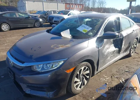 2017 Honda Civic Ex from USA, damaged, VIN 19XFC2F74HE214235